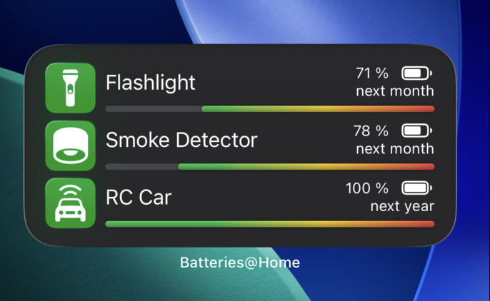 Home Screen Widget Preview